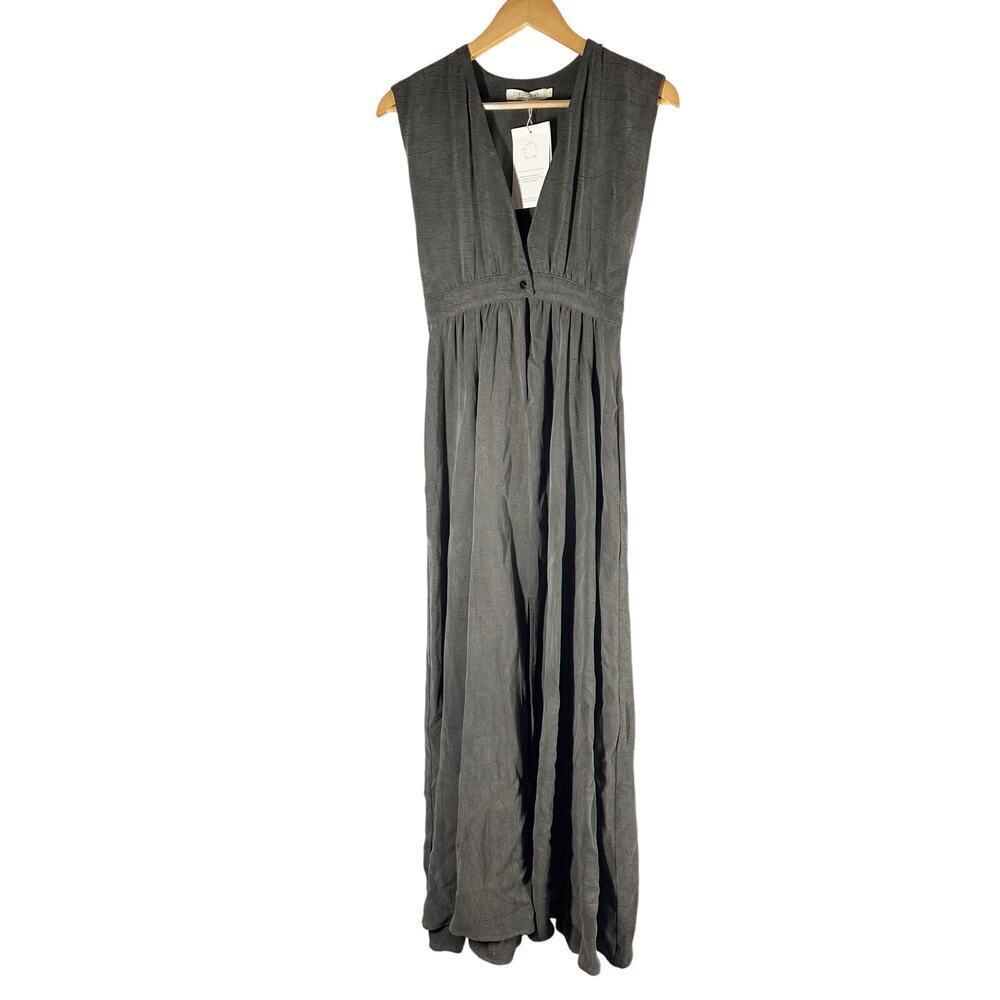 Christy Dawn The Rosemary Midi Dress Slate Grey Size XS Capsule